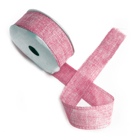 Natürliche Textur - Band 38 mm x 20 m - Baby Pink