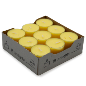 18x Packung mit 18 Citronella-Teelichtern