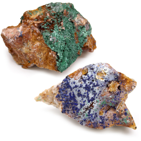 Mineralproben- Azurit-Malachit (ca. 20 Stück)