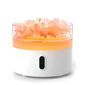 Himalaya-Salz-Aroma-Diffusor – Nachtlicht – USB-C – Flammeneffekt