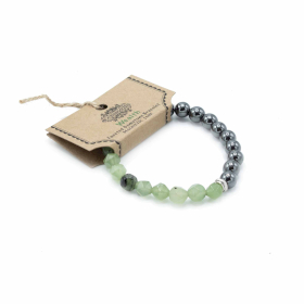 3x Facettiertes Edelstein-Armband- Magnetische Jade