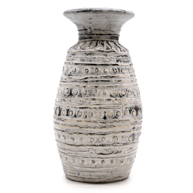Klassisch geformte Vase - Creme