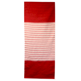 Indischer Baumwollteppich - 70x170cm - Rot/Rosa