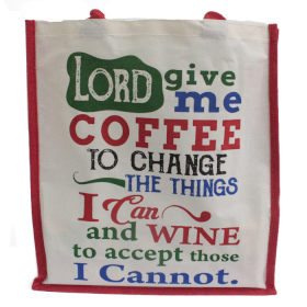 Jute-Einkaufstaschen - Lord Give Me Coffee
