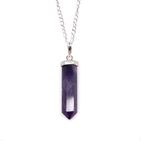 Anhänger mit  klassischen  Edelstein- Amethyst