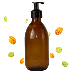 4x Mango & Limette Hand- und Duschgel- ohne Etikett   300ml