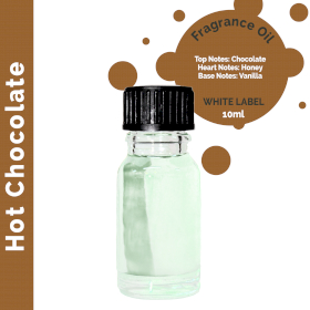 10x 10ml - Hot Chocolate- Duftöl (ohne Etikett)