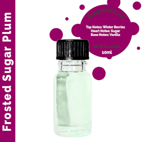 10x 10ml - Frosted Sugar Plum- Duftöl (ohne Etikett)