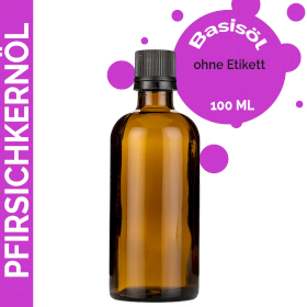 10x Pfirsichkernöl  - 100ml - ohne Etikett