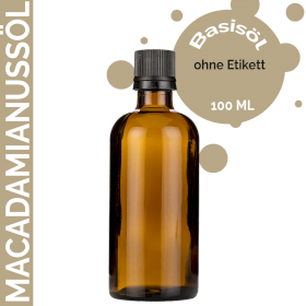 10x Macadamianussöl - 100ml - ohne Etikett