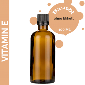 10x Natürliches Vitamin E- Öl  - 100ml - ohne Etikett