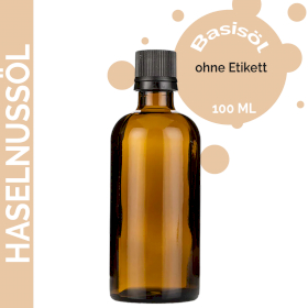 10x Haselnussöl  - 100ml - ohne Etikett