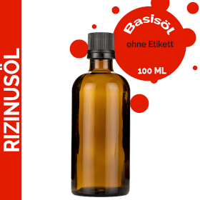 10x Rizinusöl  - 100ml - ohne Etikett