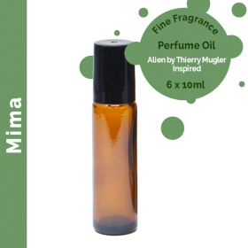 6x Mima Parfümöl mit feinem Duft 10ml - Ohne Etikett