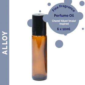6x Alloy Parfümöl mit feinem Duft 10ml- Ohne Etikett