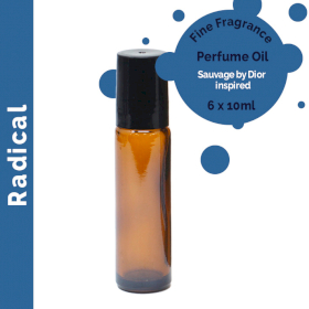 6x Radical Parfümöl mit feinem Duft 10ml- Ohne Etikett