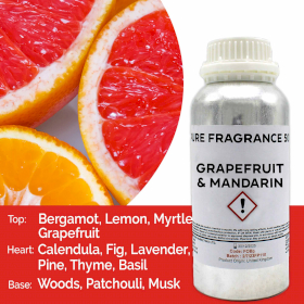Grapefruit und Mandarine- Reines Duftöl - 500ml