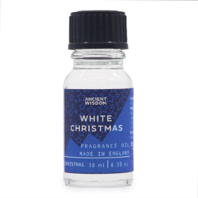 10x Weisse Weihnachten- Duftöl 10ml