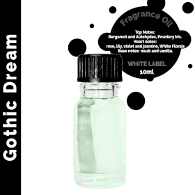 10x 15 ml Gotischer Traum - Duftöl (ohne Etikett)
