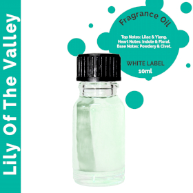 10x 10 ml Maiglöckchen - Duftöl (ohne Etikett)