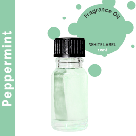 10x 10 ml Pfefferminze - Duftöl (ohne Etikett)