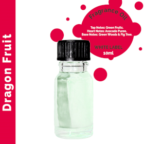 10x Drachenfrucht-Duftöl 10 ml - Ohne Etikett