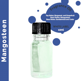 10x Mangostan-Duftöl 10 ml - Ohne Etikett