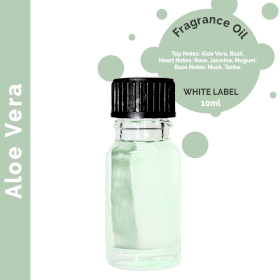 10x Aloe Vera Duftöl 10ml -Ohne Etikett
