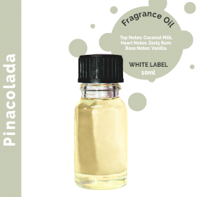 10x Pinacolada-Duftöl 10 ml -Ohne Etikett