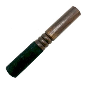 Holzstab- 18cm  - Mittlerer Doppelring