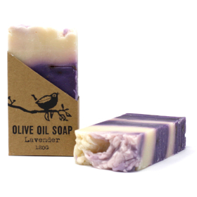 6x Lavendel-Seife aus reinem Olivenöl - 120g