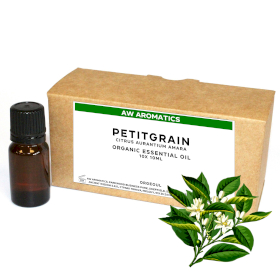 10x Petitgrain ätherisches Bio-Öl 10 ml - ohne Etikett