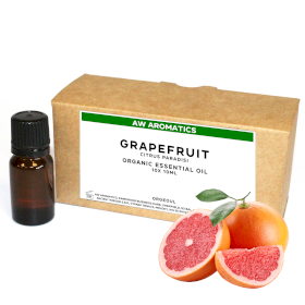 10x Ätherisches Bio-Grapefruitöl 10 ml -ohne Etikett