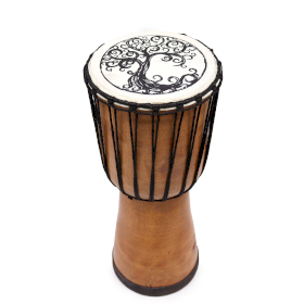 Handgefertigte Djembe-Trommel mit breiter Decke - 40cm