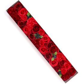 Extra lang – klassische rote Rosen