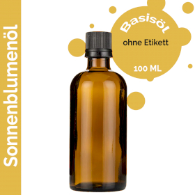 10x Sonnenblumenöl- 100ml -  ohne Etikett