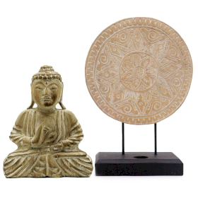 Buddha Feng Shui Set -Klassisches Mandala – natürlich