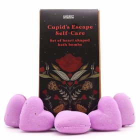 Cupids Escape Selbstpflege-Badeherz-Geschenkset