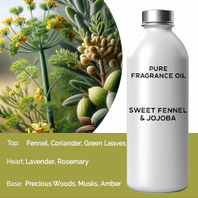 Süßer Fenchel und Jojoba- Reines Duftöl - 500ml