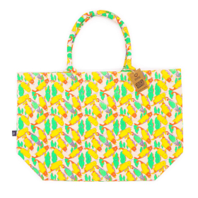 Große, helle Tasche - Koi-Karpfen
