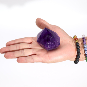 Amethystspitzen mittlerer satter Farbe (ca. 5,5–6,5 cm)