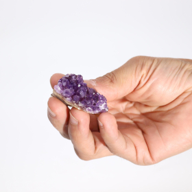 Kleine hochwertige natürliche Amethystgruppe (ca. 3–8 cm)