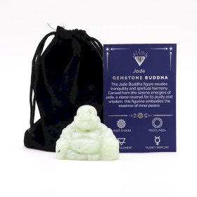 Großer Edelstein Buddha - Jade 50x40x20mm