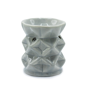 3x Geometrische Duftlampe- Grau