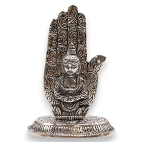 2x Hand-Buddha-Räucherstäbchenhalter 13x9cm