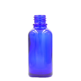 110x 30 ml blaue Tropfflasche aus Glas – ohne Verschluss