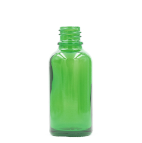 110x 30 ml Tropfflasche aus grünem Glas – ohne Verschluss