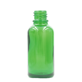 88x 50 ml Tropfflasche aus grünem Glas – ohne Verschluss