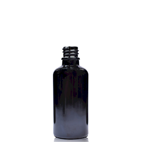 255x 5 ml schwarze Flasche aus Glas – ohne Verschluss