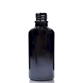 110x 30 ml schwarze Flasche aus Glas – ohne Verschluss